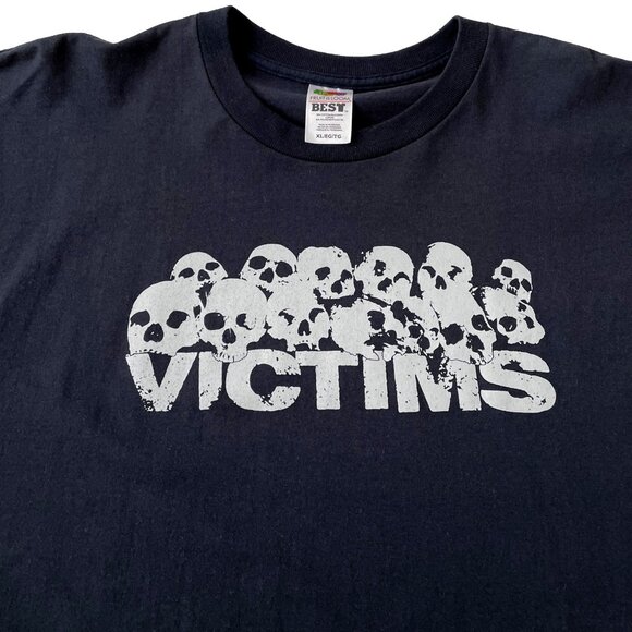 Victims Hardcore Band from Sweden XL New T Shirt 2004 US Tour D Beat Crust Punk - Picture 7 of 12